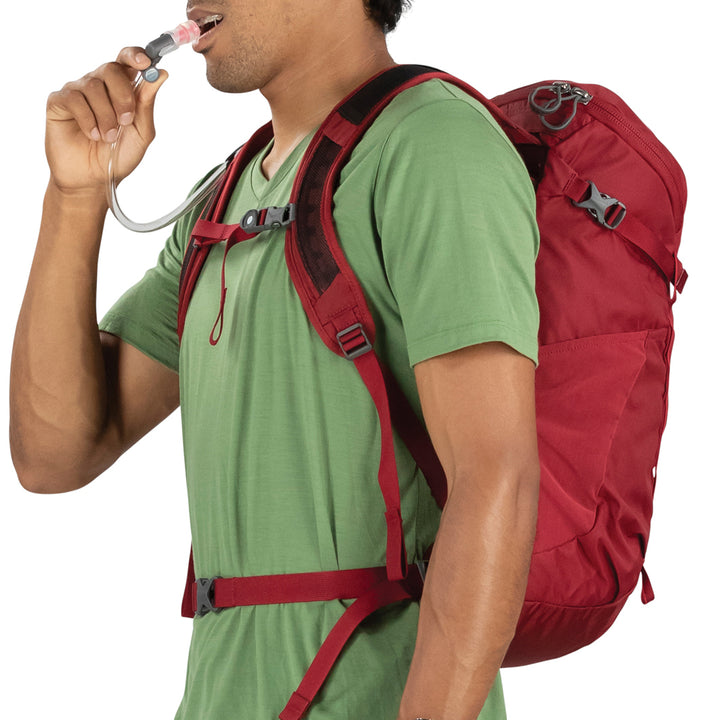 Osprey Skarab 18 Backpack W/ Res Mystic Red