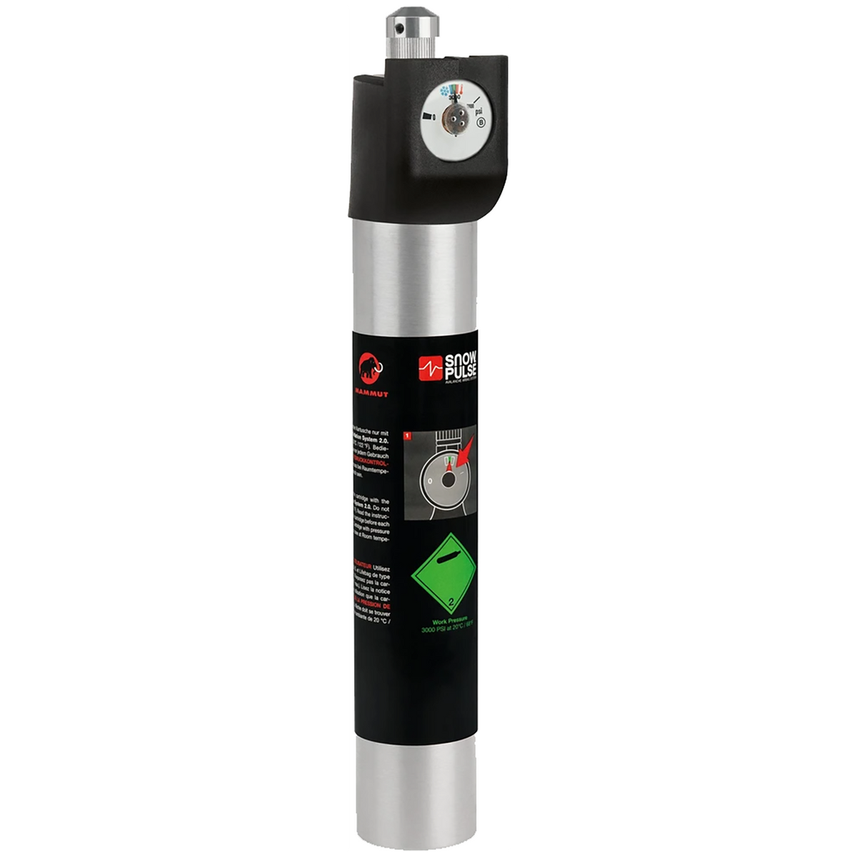 Mammut Refillable Cartridge 207 Bar Alu (Pre-Filled)