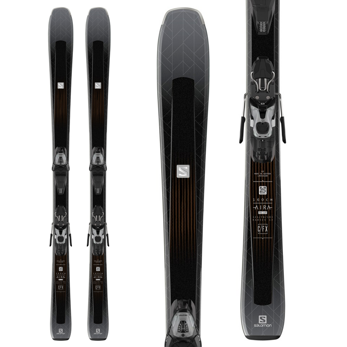 Salomon Aira 76 CF Skis + L10 GW Bindings - Women's 2019
