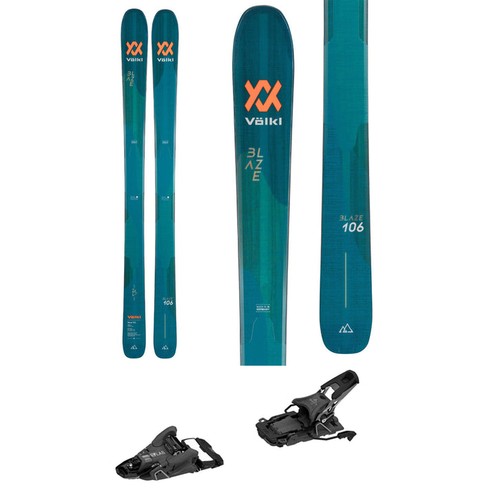 Völkl Blaze 106 Skis + Salomon S/Lab Shift MNC Alpine Touring Ski Bindings 2021
