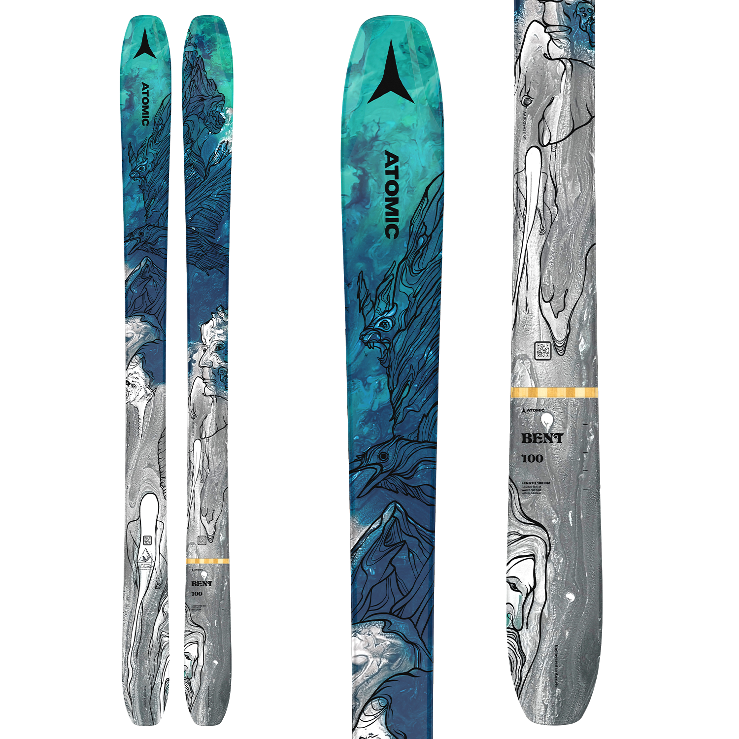 Atomic Bent 100 Skis 2023 – evo