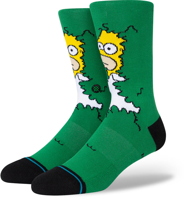 Stance Homer Simpson Socks Green