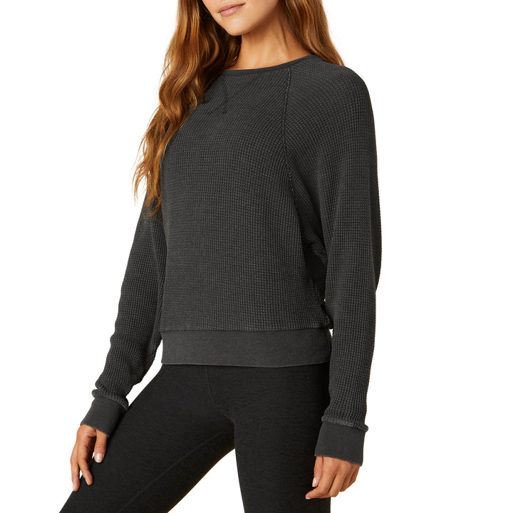 Beyond Yoga With The Band Pullover - Women's Washed Black