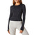 Beyond Yoga Heather Rib Protect Me Sun Shirt - Women's Black Heather