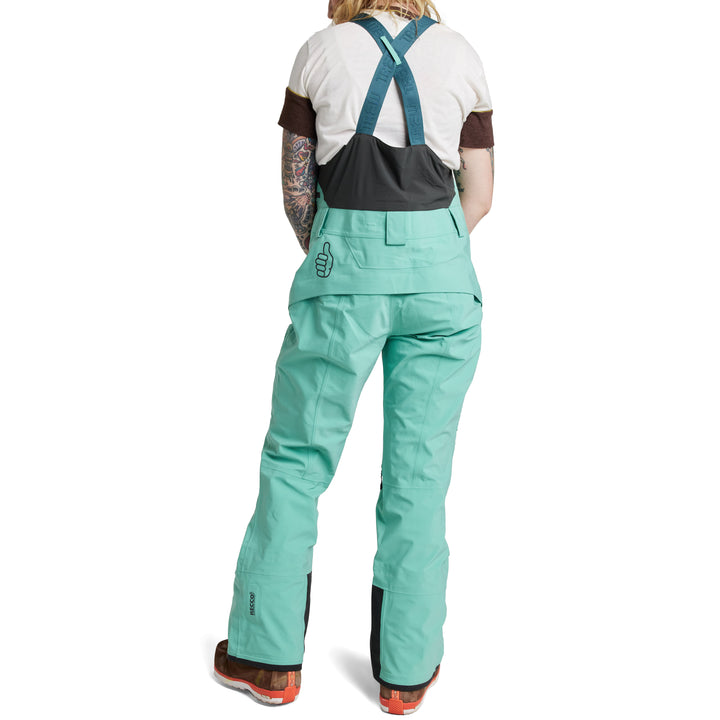 Trew Gear Capow Short Bibs - Women's BC Green
