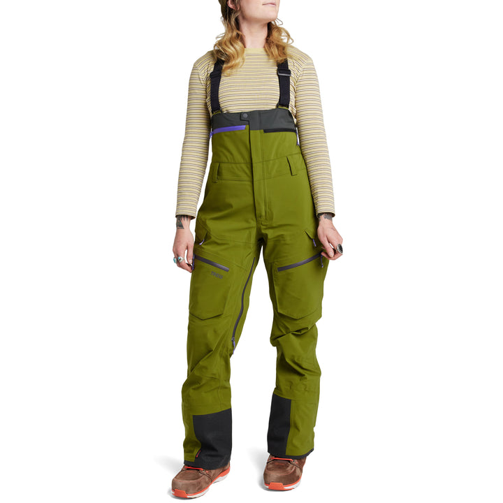 Trew Gear Capow Long Bibs - Women's Moss