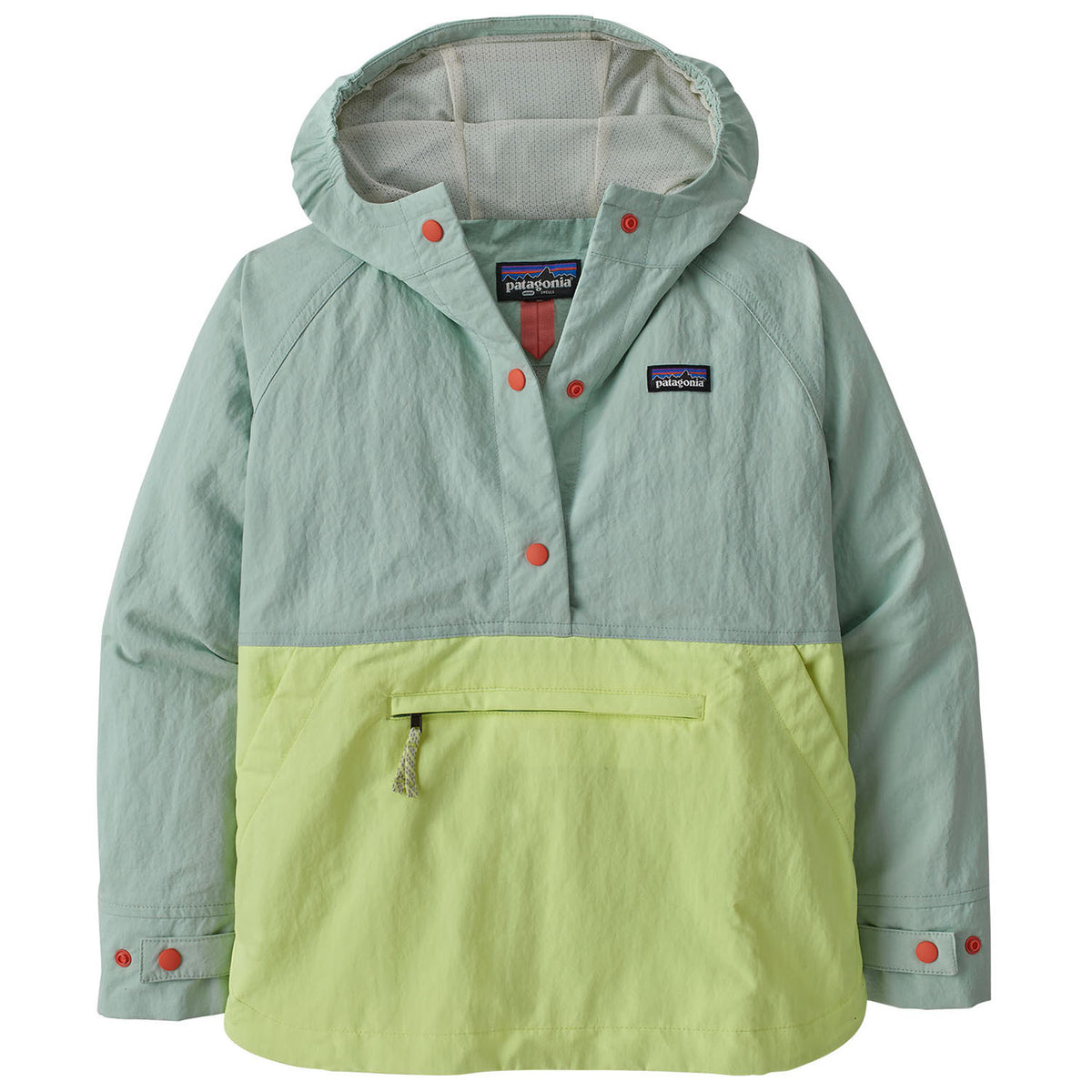 Patagonia Isthmus Anorak Jacket - Girls' Jellyfish Yellow