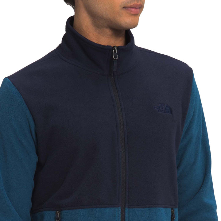 The North Face TKA Glacier Full Zip Jacket - Men's Monterey Blue/Aviator Navy