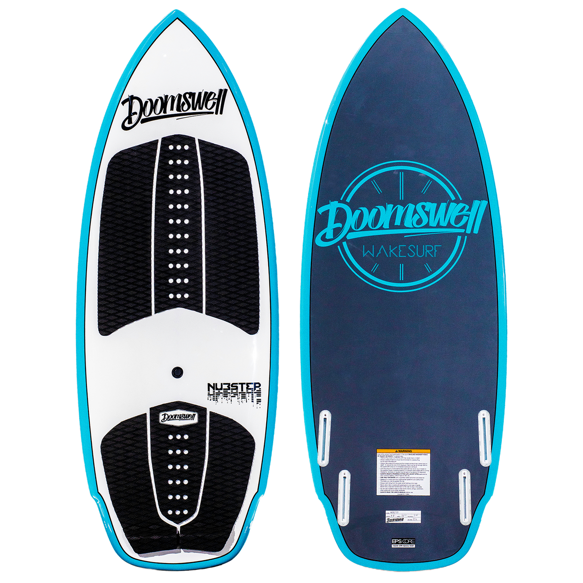 Doomswell Nubstep Wakesurf Board 2022 Blue