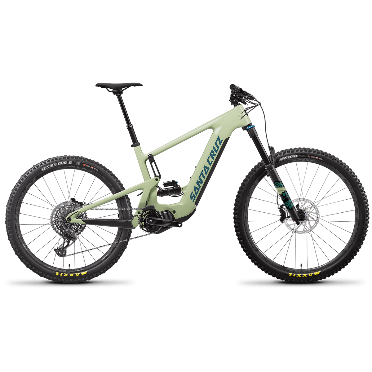 Santa Cruz Bicycles Heckler 9 MX C S E-Mountain Bike 2022 Gloss Avocado Green