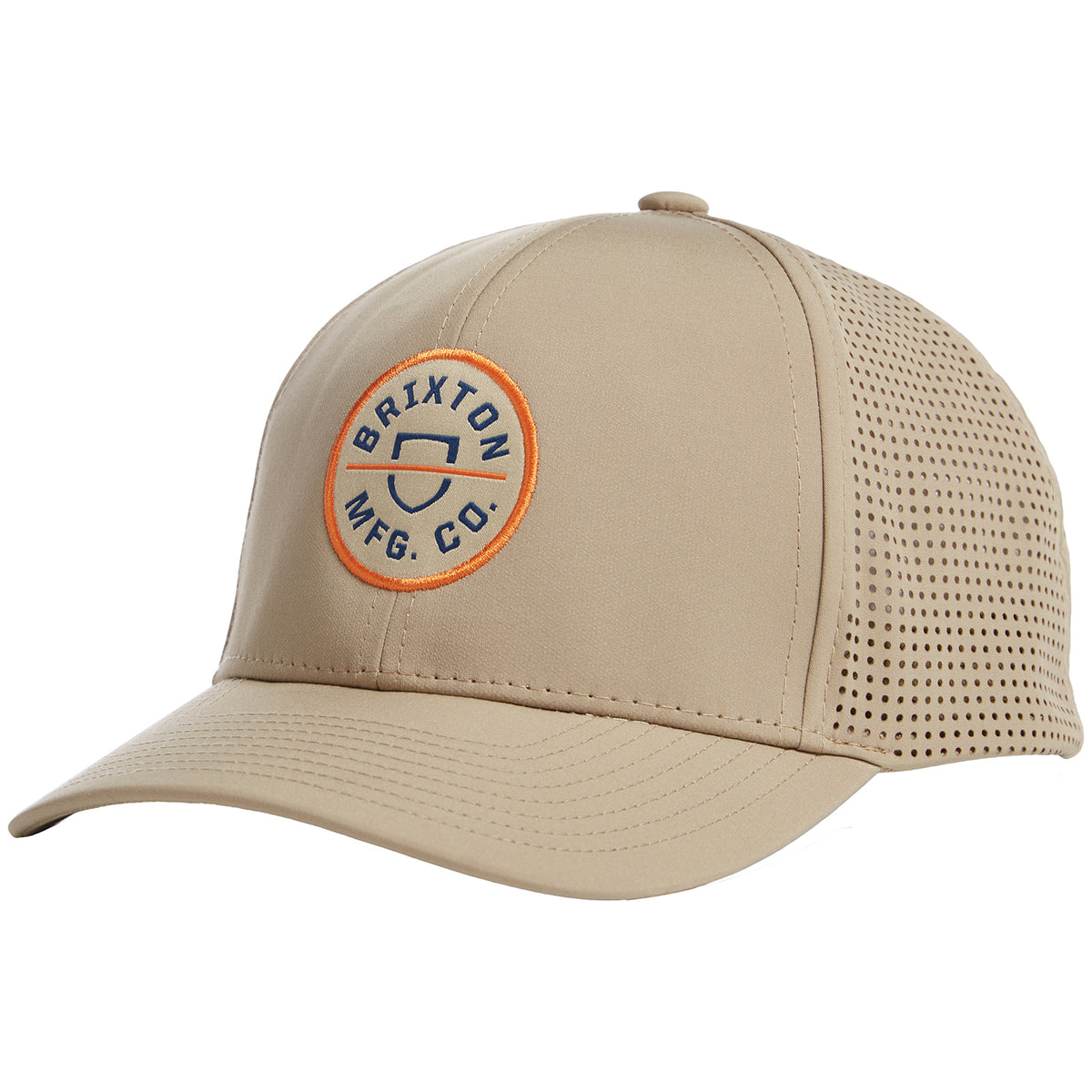 Brixton Crest X MP Snapback Hat Safari