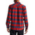 Brixton Bowery Flannel Shirt Aurora Red