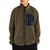 Volcom Muzzer Fuzzar Zip Fleece - Men's Military