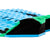 Creatures of Leisure Mick Eugene Fanning Lite Traction Pad Green Fade Cyan Black