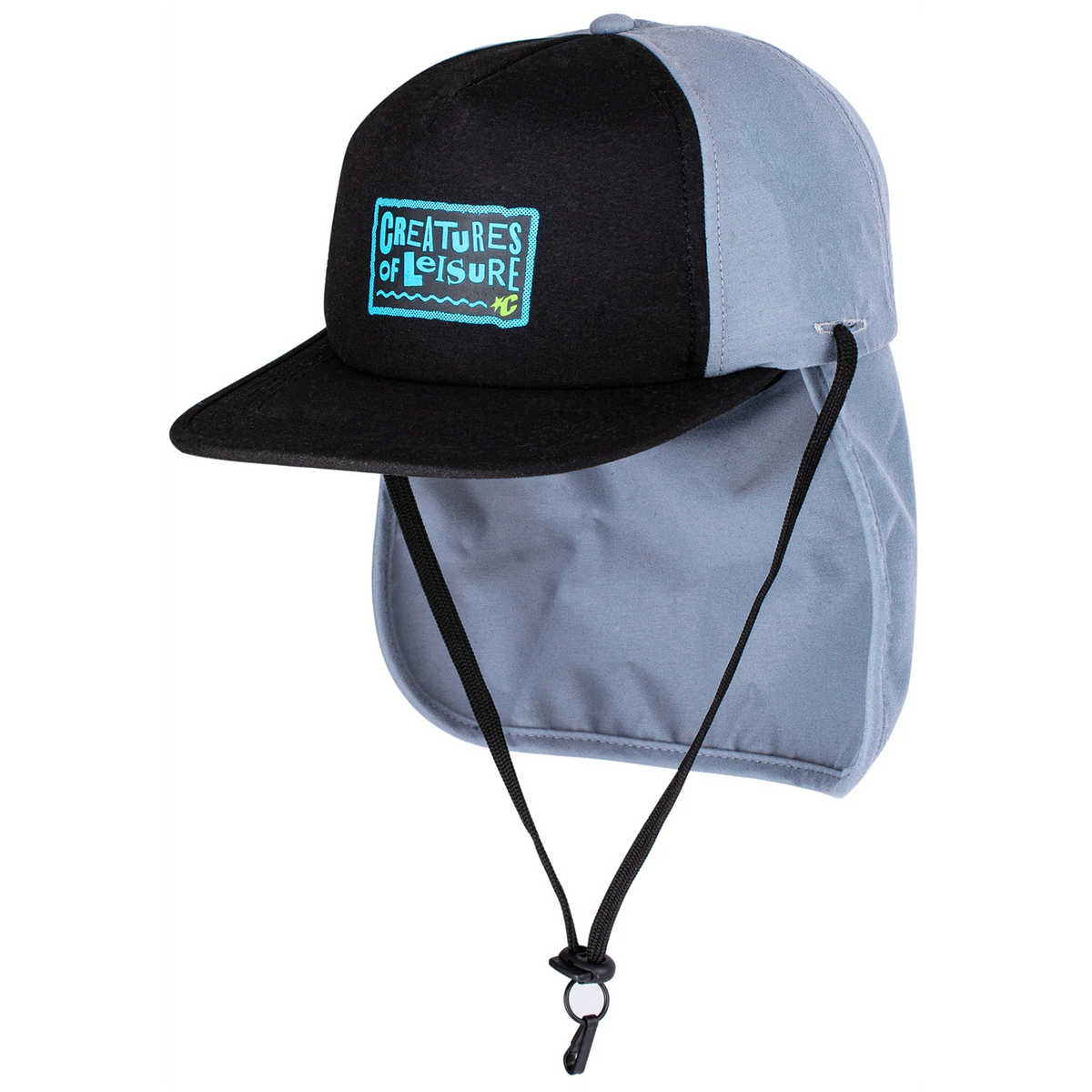 Creatures of Leisure Reliance Grom Surf Cap Black Grey