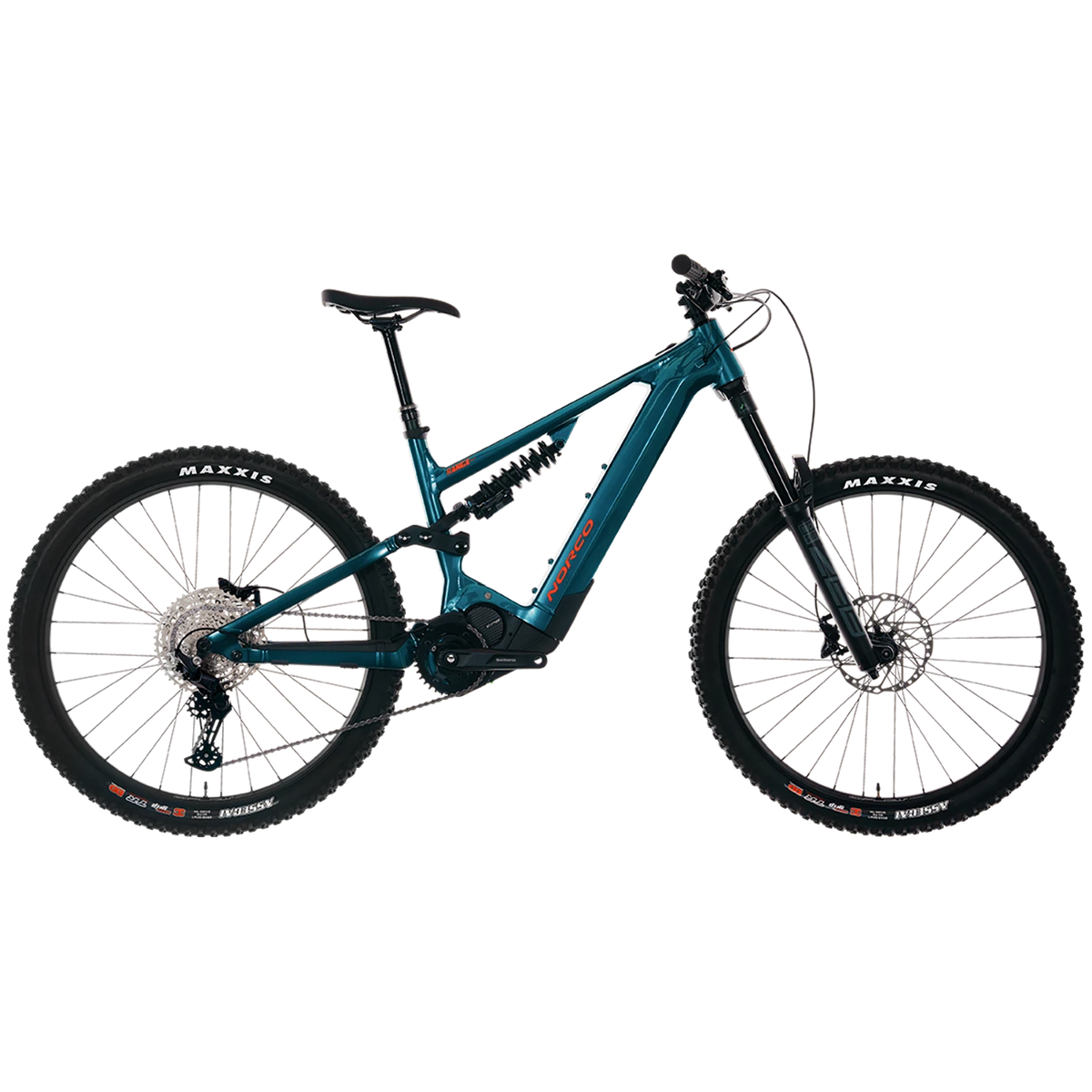 Norco Range VLT A2 900w E-Mountain Bike 2022 Teal/Orange