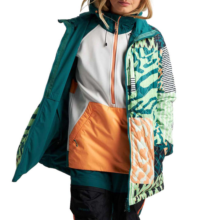 Burton Moondaze Jacket - Women's Antique Green/Composite