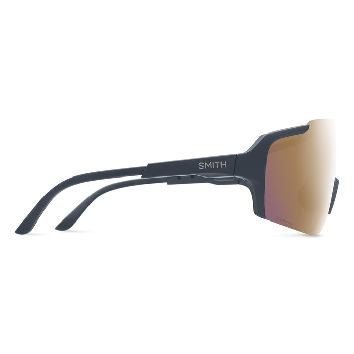 Smith Flywheel Sunglasses Matte French Navy/ChromaPop Rose Gold Mirror