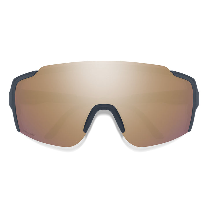 Smith Flywheel Sunglasses Matte French Navy/ChromaPop Rose Gold Mirror