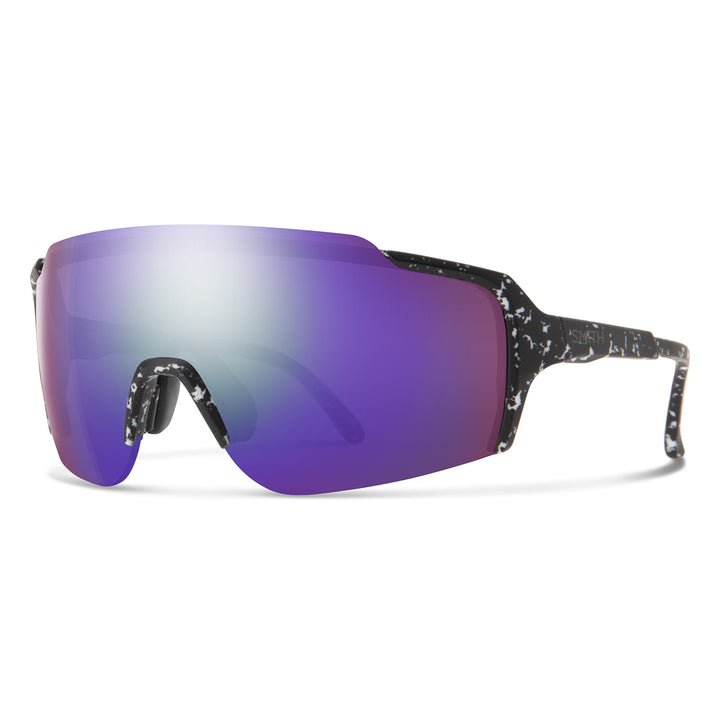 Smith Flywheel Sunglasses Matte Black Marble/ChromaPop Violet Mirror