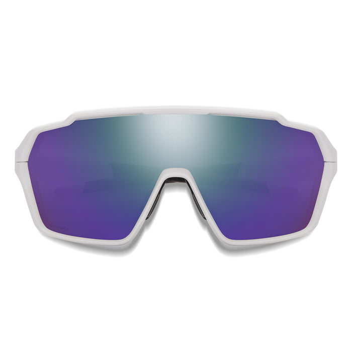 Smith Shift MAG Sunglasses White/ChromaPop Violet Mirror+Clear