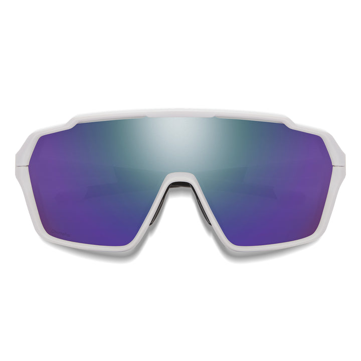 Smith Shift MAG Sunglasses White/ChromaPop Violet Mirror+Clear
