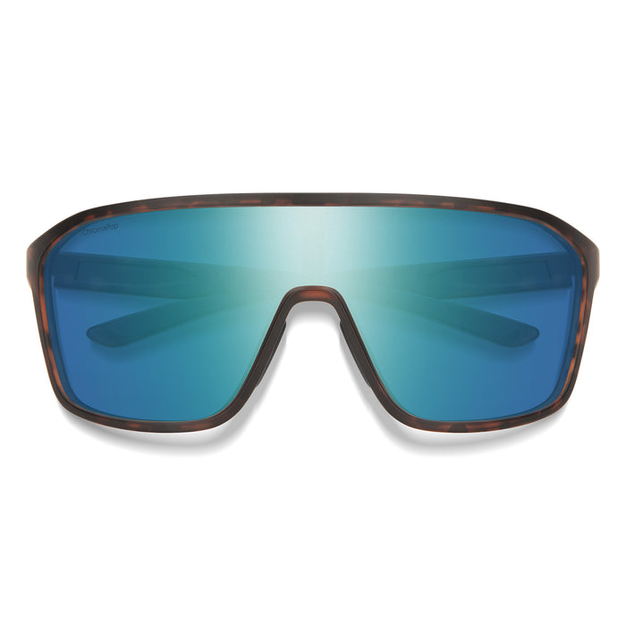Smith Boomtown Sunglasses Matte Tortoise/ChromaPop Polarized Opal Mirror