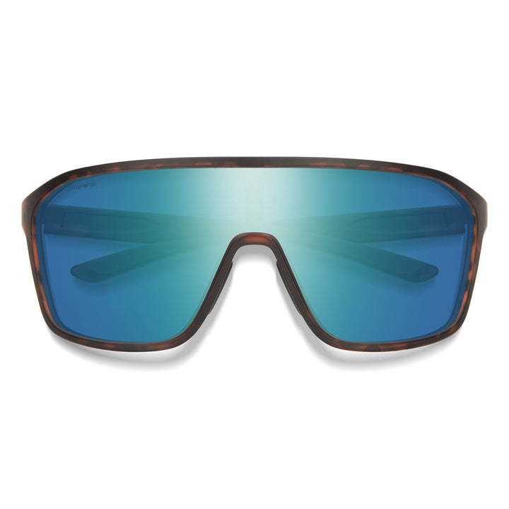 Smith Boomtown Sunglasses Matte Tortoise/ChromaPop Polarized Opal Mirror