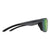 Smith Longfin Sunglasses Matte Black/ChromaPop Polarized Green Mirror