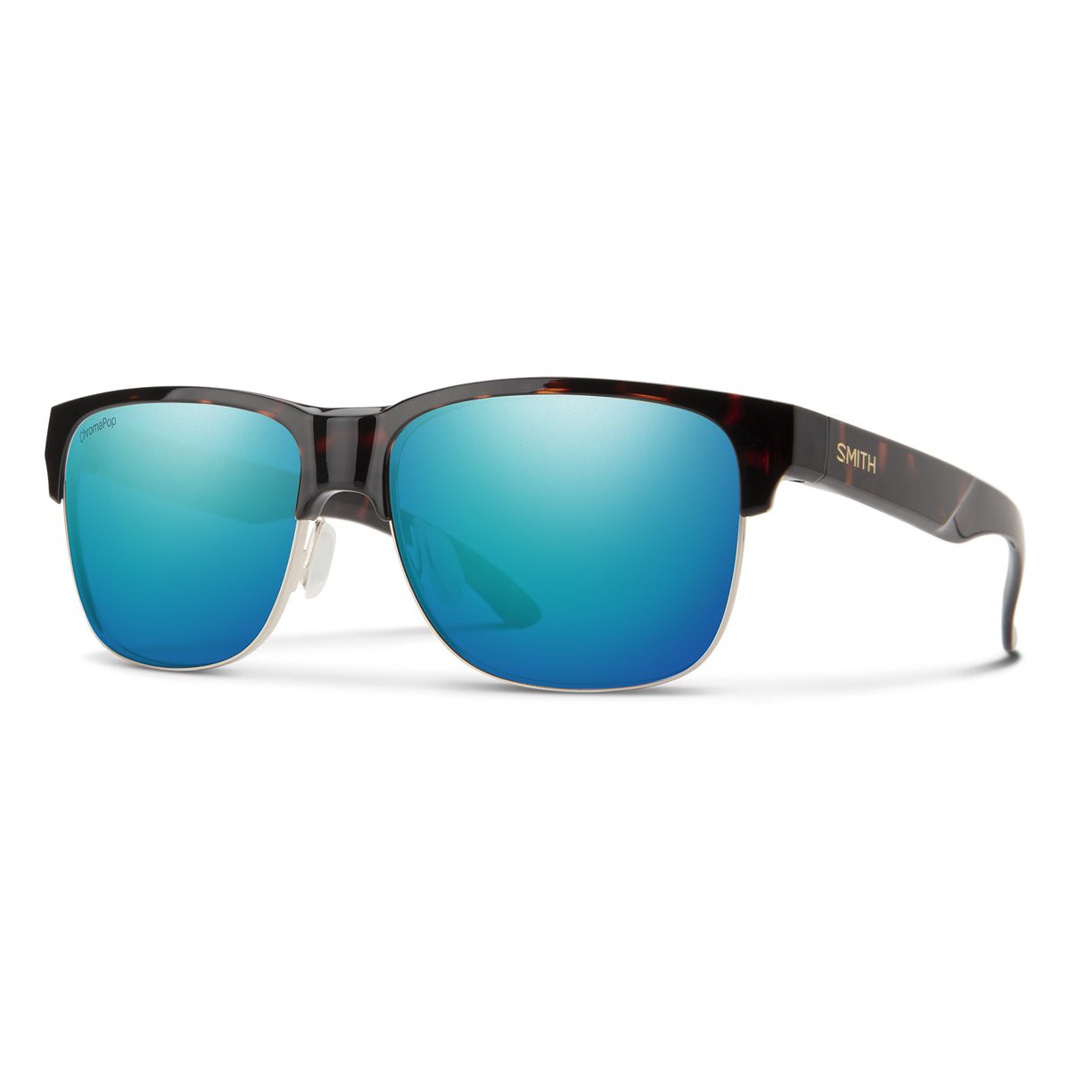 Smith Lowdown Split Sunglasses Tortoise/ChromaPop Polarized Opal Mirror