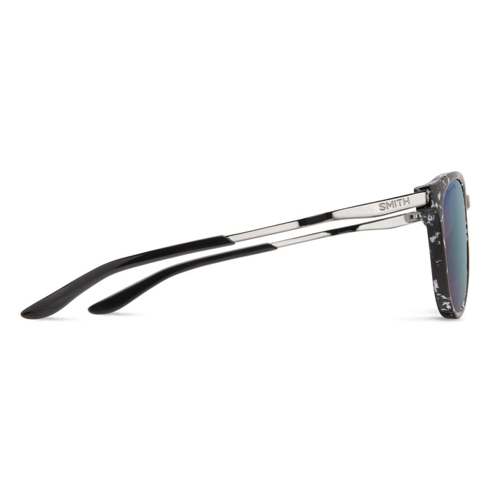 Smith Wander Sunglasses Black Marble/ChromaPop Polarized Violet Mirror