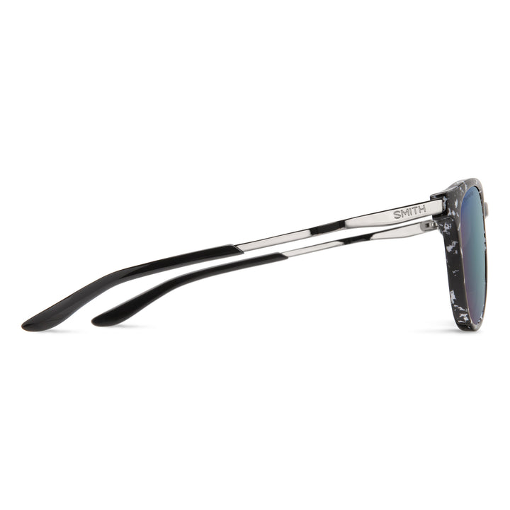 Smith Wander Sunglasses Black Marble/ChromaPop Polarized Violet Mirror