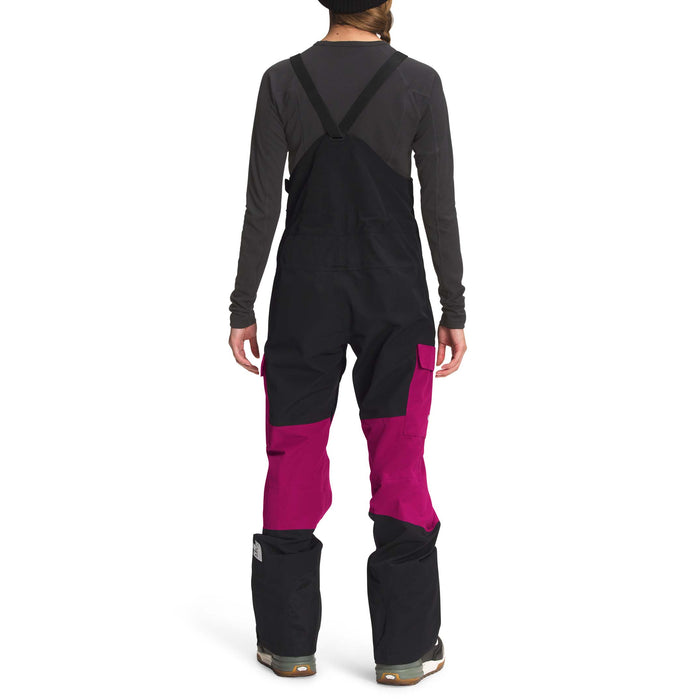 The North Face Dragline Tall Bibs - Women's TNF Black/Roxbury Pink