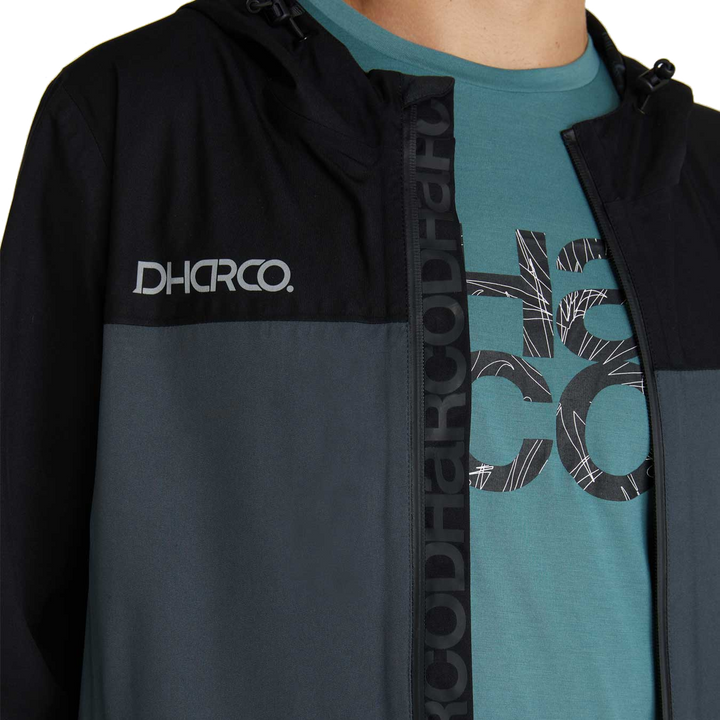 DHaRCO Rain Jacket Black Grey