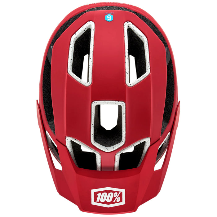 100% Altec w/ Fidlock Bike Helmet Deep Red