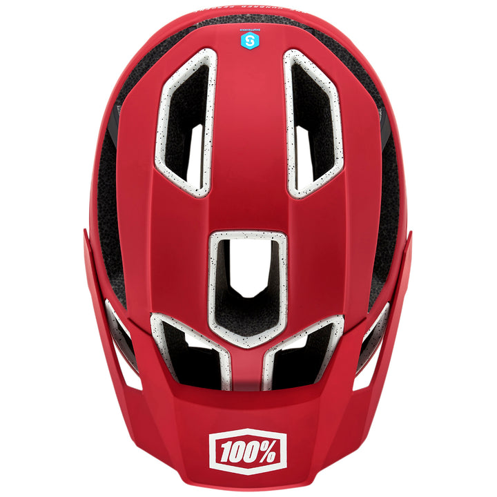 100% Altec w/ Fidlock Bike Helmet Deep Red