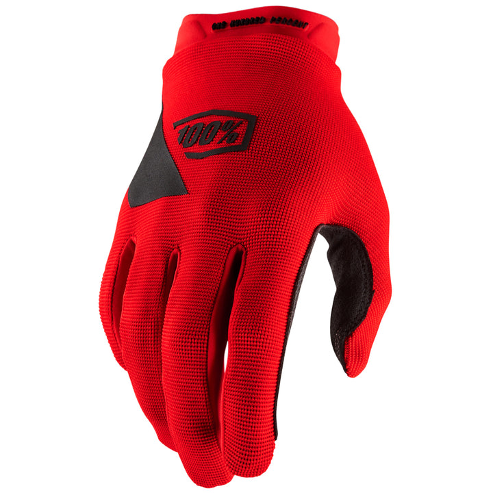 100% Ridecamp Bike Gloves Red
