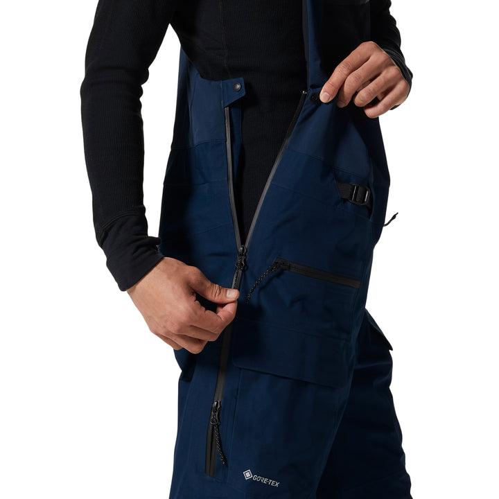 Mountain Hardwear Boundary Ridge™ GORE-TEX 3L Short Bibs - Men's Hardwear Navy