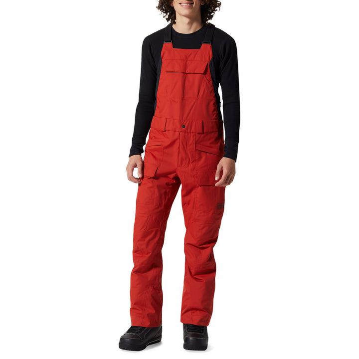Mountain Hardwear FireFall Insulated Short Bibs - Men's Desert Red