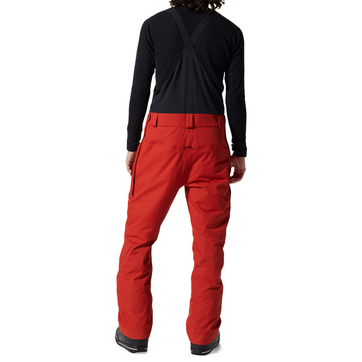 Mountain Hardwear FireFall Insulated Short Bibs - Men's Desert Red