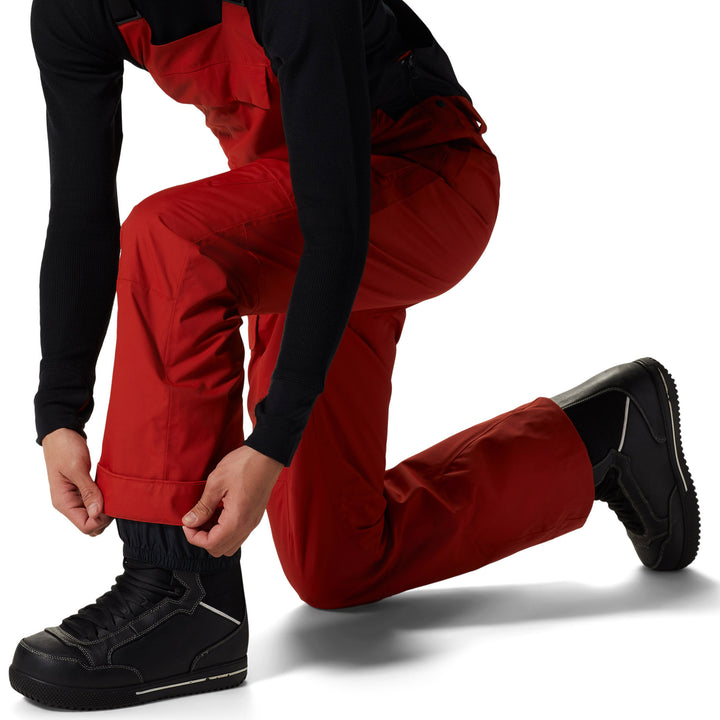 Mountain Hardwear FireFall Insulated Short Bibs - Men's Desert Red