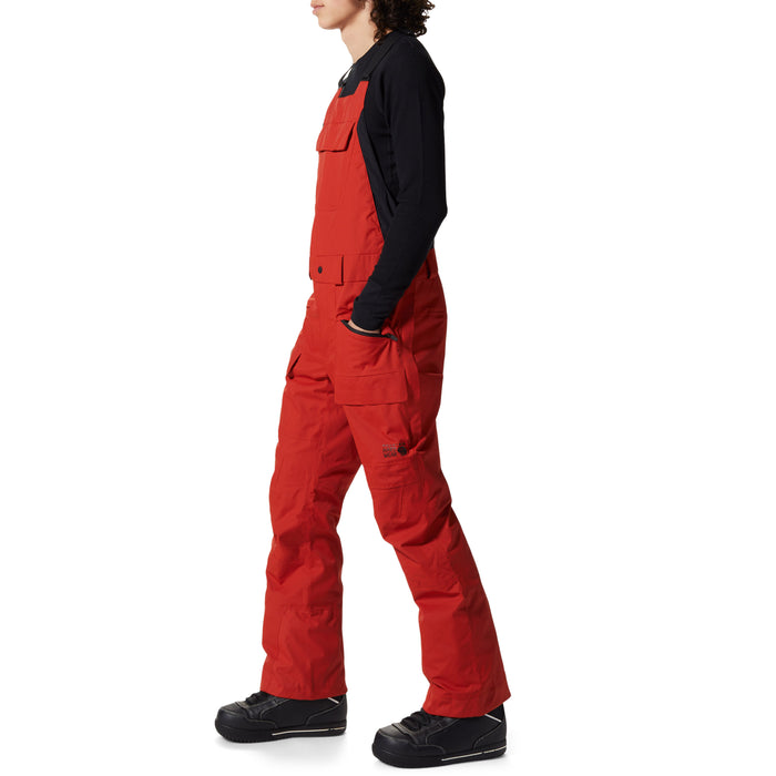 Mountain Hardwear FireFall Insulated Short Bibs - Men's Desert Red