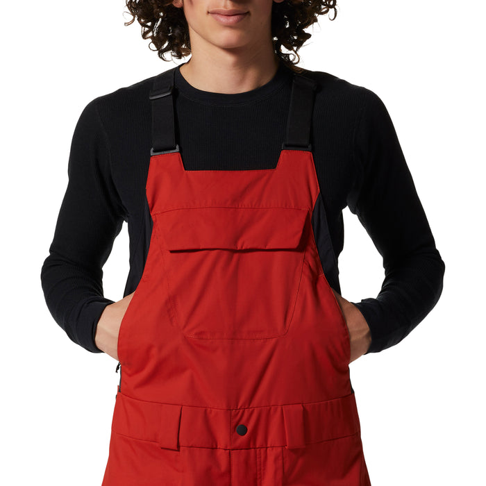 Mountain Hardwear FireFall Insulated Short Bibs - Men's Desert Red