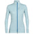 Icebreaker Quantum III Long-Sleeve Zip Jacket - Women's Haze/Azul