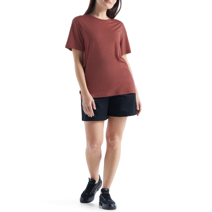Icebreaker Granary Short Sleeve T-Shirt - Women's Grape