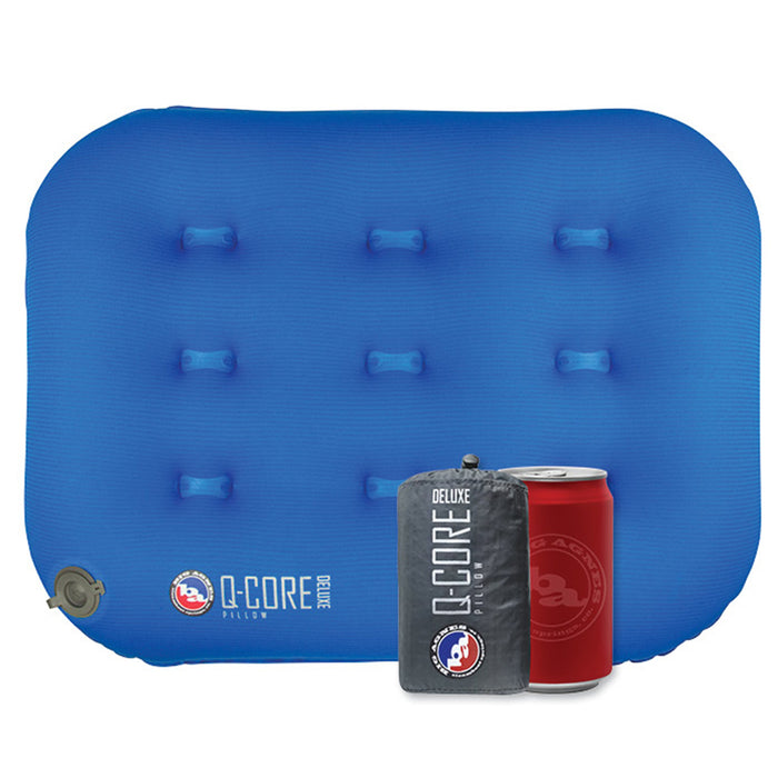 Big Agnes Q Core Deluxe Pillow Blue