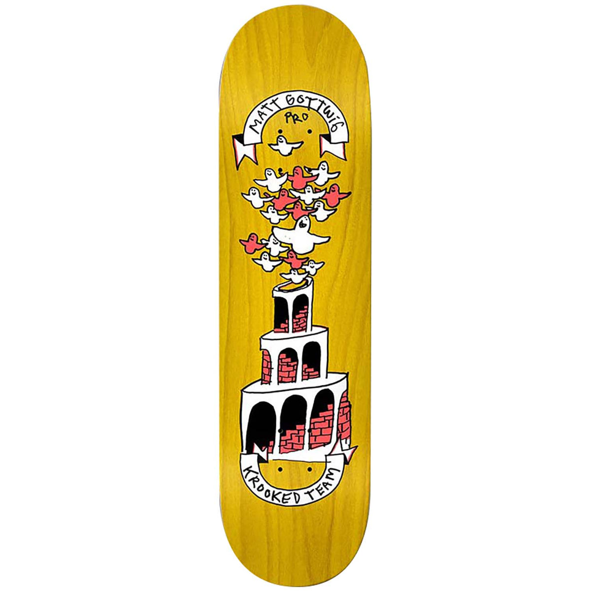 Krooked Gottwig Flock Birds 8.25 Skateboard Deck