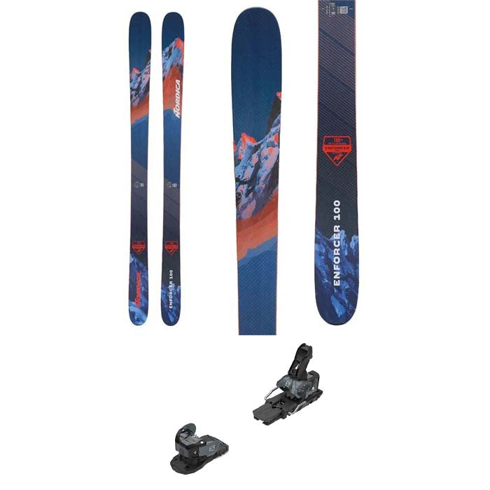 Nordica Enforcer 100 Skis + Salomon Warden MNC 13 Ski Bindings 2021