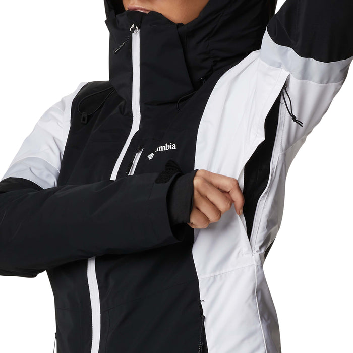 Columbia Snow Diva II Insulated Jacket - Women's Black/White/Cirrus Grey