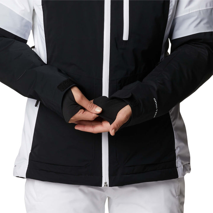 Columbia Snow Diva II Insulated Jacket - Women's Black/White/Cirrus Grey